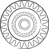 logo de la dentellière de carton